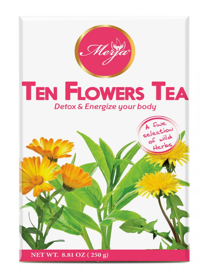 Ten Flower Tea - Tea for Body Cleanse, May Reduce Cancer & Reduce Risk 